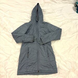 Columbia Women’s Heavenly Long Hooded Jacket - Size Medium, Grey